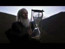 Large hour glass for MySky TV advertisement - 750mm tall