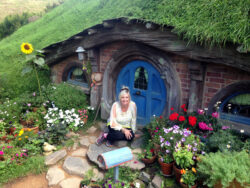 Aged glass for Hobbit Hole windows - Hobbiton, Matamata , NZ